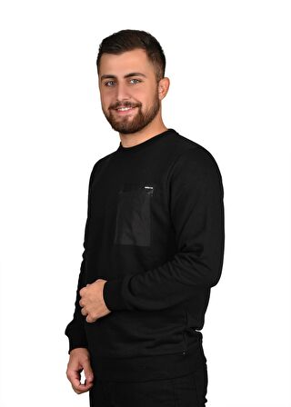 MANTA 5323 Cep Baskılı Sweatshirt