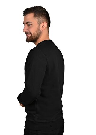 MANTA 5323 Cep Baskılı Sweatshirt