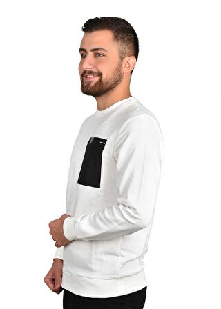 MANTA 5323 Cep Baskılı Sweatshirt