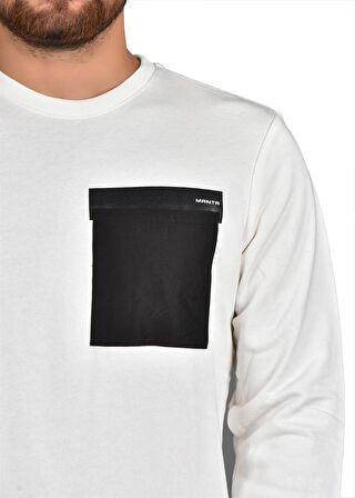 MANTA 5323 Cep Baskılı Sweatshirt