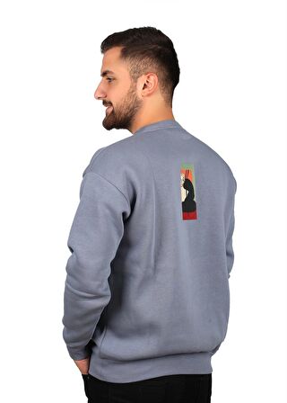 MANTA 5329 Sırt Baskılı Sweatshirt