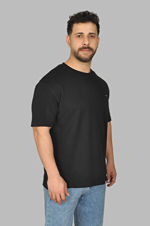 Manta 2772 Bisiklet Yaka Oversize Erkek T-Shirt