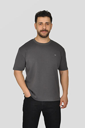Manta 2772 Bisiklet Yaka Oversize Erkek T-Shirt