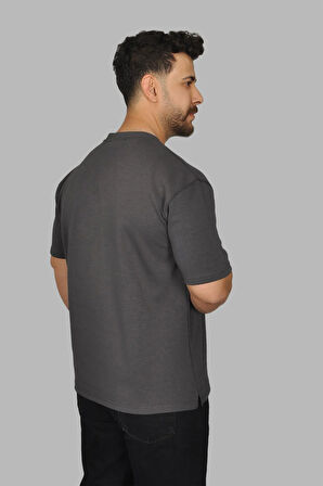 Manta 2772 Bisiklet Yaka Oversize Erkek T-Shirt