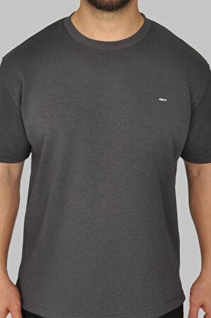 Manta 2772 Bisiklet Yaka Oversize Erkek T-Shirt