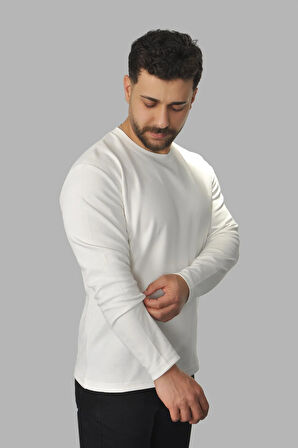 Manta 2772-1 Bisiklet Yaka Uzun Kollu Erkek T-Shirt