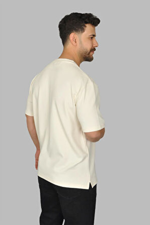 Manta 2772 Bisiklet Yaka Oversize Erkek T-Shirt