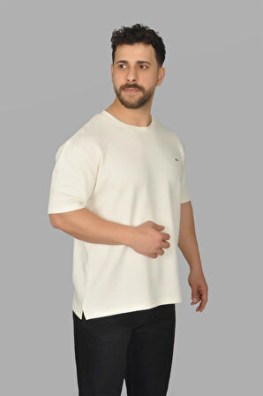 Manta 2772 Bisiklet Yaka Oversize Erkek T-Shirt