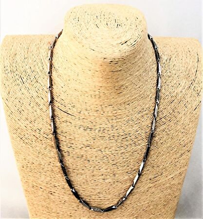 316L CERRAHİ ÇELİK 3 MM 55 CM ÇELİK KOLYE-ÇKOL95
