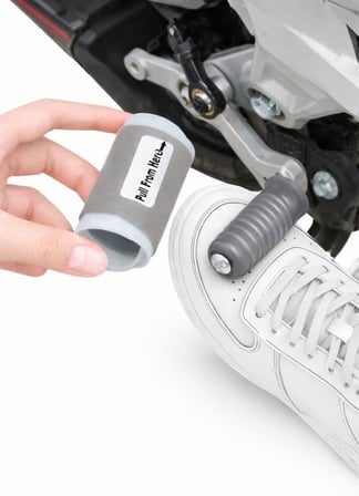 Vites Çorabı Motosiklet Ayakkabı Koruma Pedi Motor Vites Pedi Vites Değiştirici