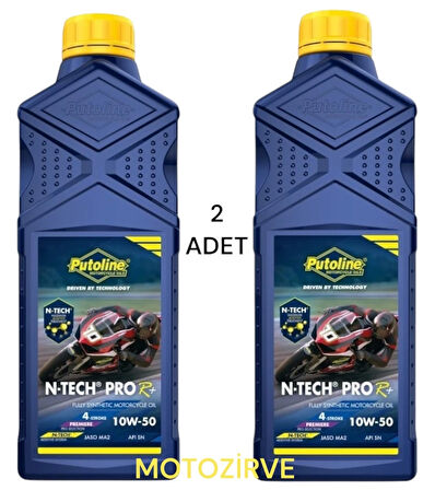 Putoline Sport 4R 10w-50 N-Tech Yarı Sentetik Yağ 1 Lt (2 Adet)