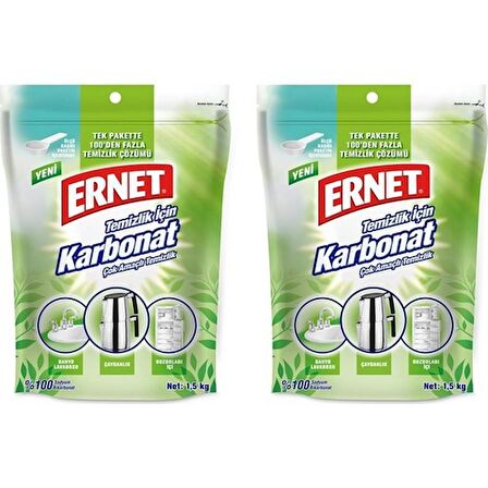 Ernet Temizlik İçin Karbonat 1,5 kg 2 Adet