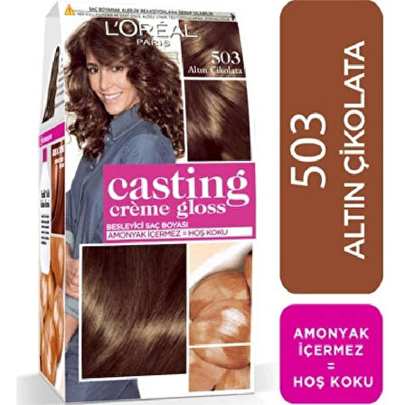 Loreal Paris Casting Creme Gloss Saç Boyası - 503 Altın Çikolata