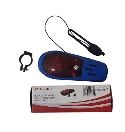 RCTS-809A 8 SESLİ VE IŞIKLI BİSİKLET KORNASI