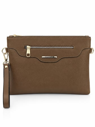 Kadın Suni Deri Ayarlanabilir Çapraz Ve El Askılı Portföy, Clutch Çanta S-1360