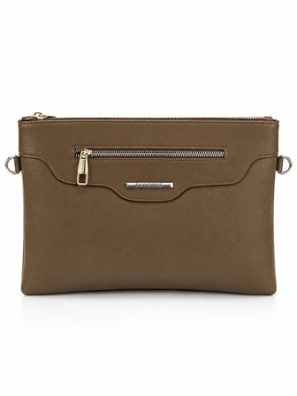 Kadın Suni Deri Ayarlanabilir Çapraz Ve El Askılı Portföy, Clutch Çanta S-1360