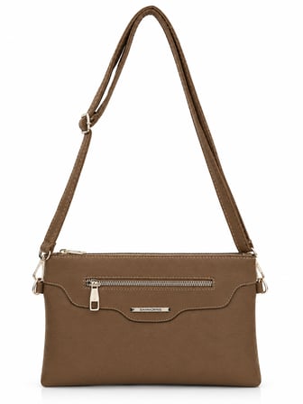 Kadın Suni Deri Ayarlanabilir Çapraz Ve El Askılı Portföy, Clutch Çanta S-1360