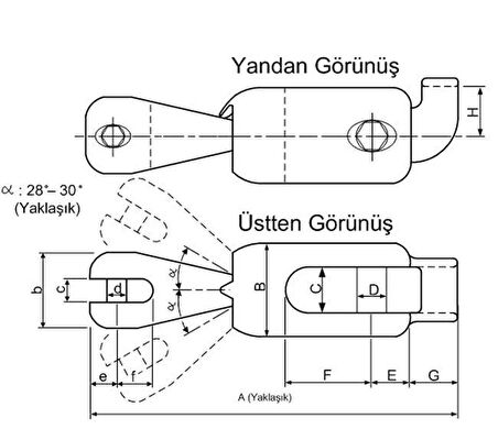 16 - 100 ULTRA Fırdöndü ve Kancası