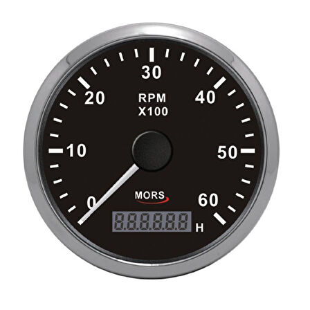 Mors Devir Gouml;stergesi 6000 Rpm Siyah
