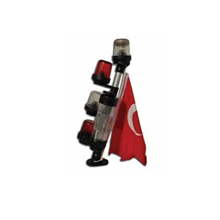 Sealux Kombine Reflektörlü Bayrak Direği 45Cm