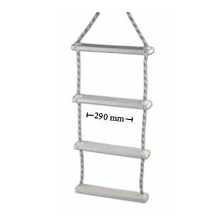 Sealux İp Merdiven 4 Basamaklı  75Cm