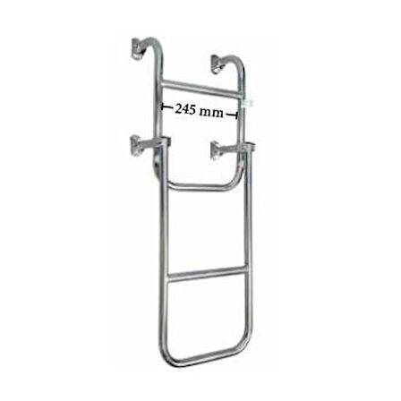 Sealux Katlanır Merdiven 2+2 Cr-Ni 85Cm