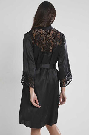 Pierre Cardin 2li Balensiz Kaplı Gecelik Sabahlık 4075