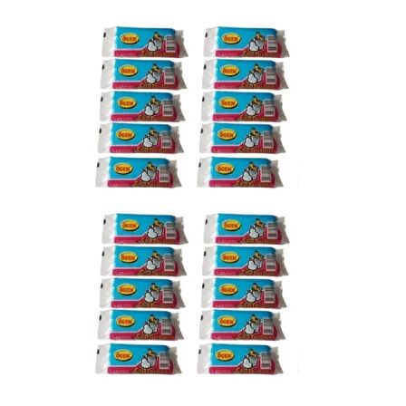 Ögem Küçük Boy Çöp Poşeti 40x50 Cm 40'lı Rulo 20 Paket Şeffaf