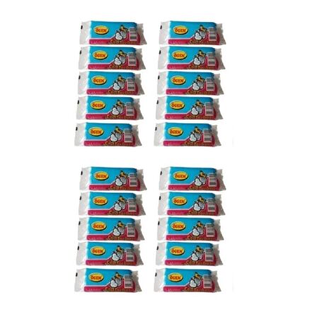 Ögem Mini Boy Çöp Poşeti 40x50 Cm 40'lı Rulo 20 Paket Şeffaf