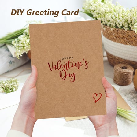 50 Adet A4 Kraft Kağıdı 21 x 29,7 cm 200 g/m² Yazdırılabilir Kraft Karton A4 Kendin Yap Boş Kartlar, Düğün Davetiyeleri, Şükran Günü Kartları