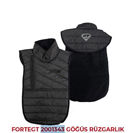 Forte Gt 1343 Polar Koruma Motosiklet Boyun Göğüs Rüzgar Koruma L-XL Beden