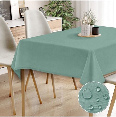 Canvas Bordo Sıvı Geçirmez Leke Tutmaz Masa Örtüsü BORDO 80 x 80