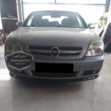 Opel Vectra C 2002–2009 Uyumlu Üniversal Laguna Lip Esnek Ön Lip 2 Parça Tampon Altı Dil Karlık Ön Ek