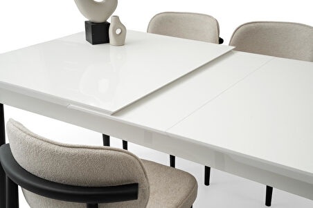 Tekno Bahar MDF Açılır Mutfak Masa Sandalye Takımı 60x100 