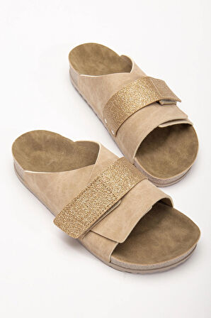 Kadın Comfort Esnek Ayarlanabilir Pırlanta Cırt Şık Anatomik Outdoor Rahat Günlük Sandalet Terlik