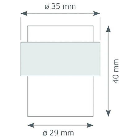 Canex Yer Kapı Tamponu Kauçuklu Yuvarlak (Zamak)