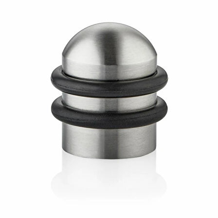 Canex Yer Kapı Tamponu Kauçuklu Yuvarlak (Paslanmaz)