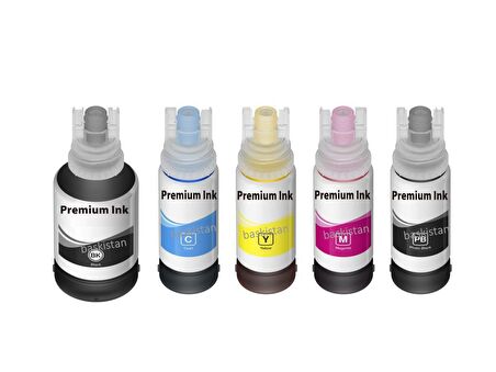 EPSON 105/106 EcoTank Mürekkep 5 Renk Set (Muadil)