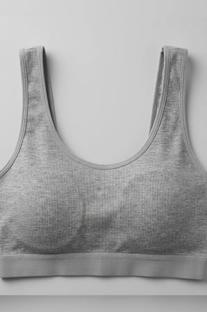 Büyük Beden Kalın Askılı Çıkarılabilir Pedli Fitilli Pamuk Büstiyer Bralet Atlet Spor Sütyen Crop Top Siyah Beyaz Ten