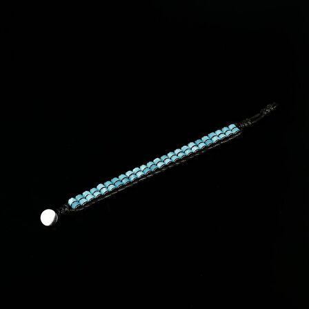 Agamatolite & Hematit Taşı Silindir Bileklik Erkek / Kadın / Unisex