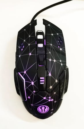 GMX7 RGB Gaming Mouse, 7 Tuşlu, Kablolu USB, Gökkuşağı LED Aydınlatmalı, Optik Oyuncu Mouse, Stalker Warrior Siyah