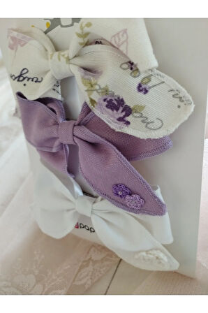 3'lü Set Fiyonk Toka - Çok Renkli - Organik & El Yapımı