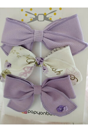 3'lü Set Fiyonk Toka - Çok Renkli - Organik & El Yapımı