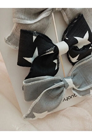 3'lü Set Fiyonk Toka - Çok Renkli - Organik & El Yapımı