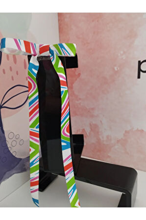 Fiyonk Kurdele Toka - Çok Renkli - Organik & El Yapımı