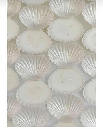 10 Adet Istiridye Mum Hediyelik Söz Nişan Nikah Hediyelikleri Bebek Mevlit Hediyelik