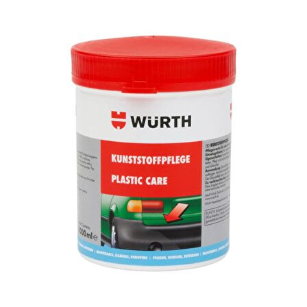 Würth Dış Plastik ve Tampon Parlatıcı Bakım Mumu 1lt