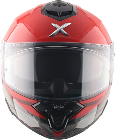 Brutale Surges Kask Black Red - Pinlock Dahil