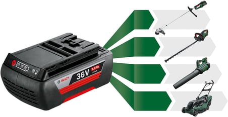 Bosch Home And Garden 36 Volt Akü Başlangıç Seti (1 Akü 36 V 2.0 Ah, Şarj Cihazı Al 36V-20, Karton Pakette)