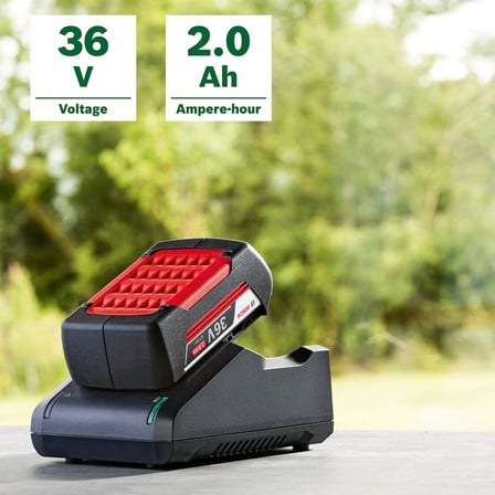Bosch Home And Garden 36 Volt Akü Başlangıç Seti (1 Akü 36 V 2.0 Ah, Şarj Cihazı Al 36V-20, Karton Pakette)